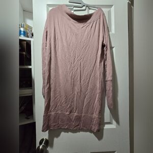 Athleta Mauve Sweatshirt Dress
